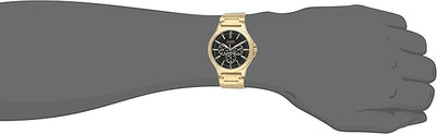 MTP-V300G-1AUDF Black Dial ,Gold Band